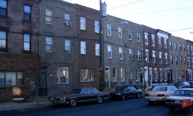 South Philadelphia rowhouses — typical Philly row-home stock that makes up most of the city's rental market